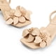 thumbnail image 2 of Sandalias de Tacón Bajo DREAM PAIRS SDHS2436W Nude con Flores para Mujer, 2 of 6