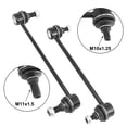 thumbnail image 3 of Unique Bargains 4pcs Car Front Rear Stabilizer Sway Bar End Links K90344 K90345 for Lexus ES300 RX330 for Toyota Camry Highlander Solara, 3 of 7