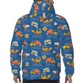 thumbnail image 7 of Wukai Construction Vehicles Print Men Hoodies Fleece Sweatshirts Long Sleeve Sweaters Pullover Fall Outfits Winter Clothes-3X-Large, 7 of 7