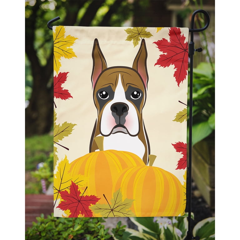 Caroline's Treasures Bandiera Da Giardino Per Il Ringraziamento Con Cocker Spaniel – 29x43 Cm, Doppia Faccia, Resistente Alle Intemperie, Multicolore