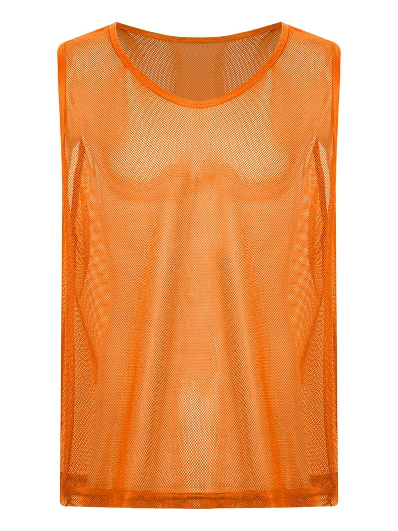 YONGHS Men's Mesh See Through Fishnet Muscle Tank Top Sleeveless