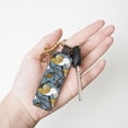 thumbnail image 4 of Wukai Squirrel And Leaves Print Leather Car Keychain, Universal Key Fob Keychain, Leather Key Chain Holder for Men and Women,360 Degree Rotatable, 4 of 5