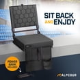 thumbnail image 2 of Alpcour Foldable Reclining Heated Massage Stadium Seat with Multiple Pockets, Anti-Slip Bottom, Bleacher Hooks, Bag Hook, Adjustable Height, 2 of 8