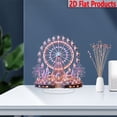 thumbnail image 6 of JYYYBF Romantic Desk Decorations Dreamy Ferris Wheel Figurine Acrylic Ornaments Table Centerpieces for Home, 6 of 7