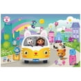 thumbnail image 2 of TEAMPUZZLE: Dreamworks Gabby’s Dollhouse - 194pc Puzzle, 2 Difficulty Level Sections, 19x13" City & Character Van Scene, Search & Find, Family-Kids 4+, 2 of 9