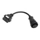 thumbnail image 1 of Cable OBDII de 16 pines, conector OBD2 de 240mm/9,45 pulgadas, herramienta de diagnóstico de coche portátil para camión, 1 of 14