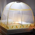 thumbnail image 4 of YAOMOBB Couverture de Chambre Filet Pliant Portable Fermeture Éclair Tente Entièrement Fermée Rideau de Lit, 4 of 7