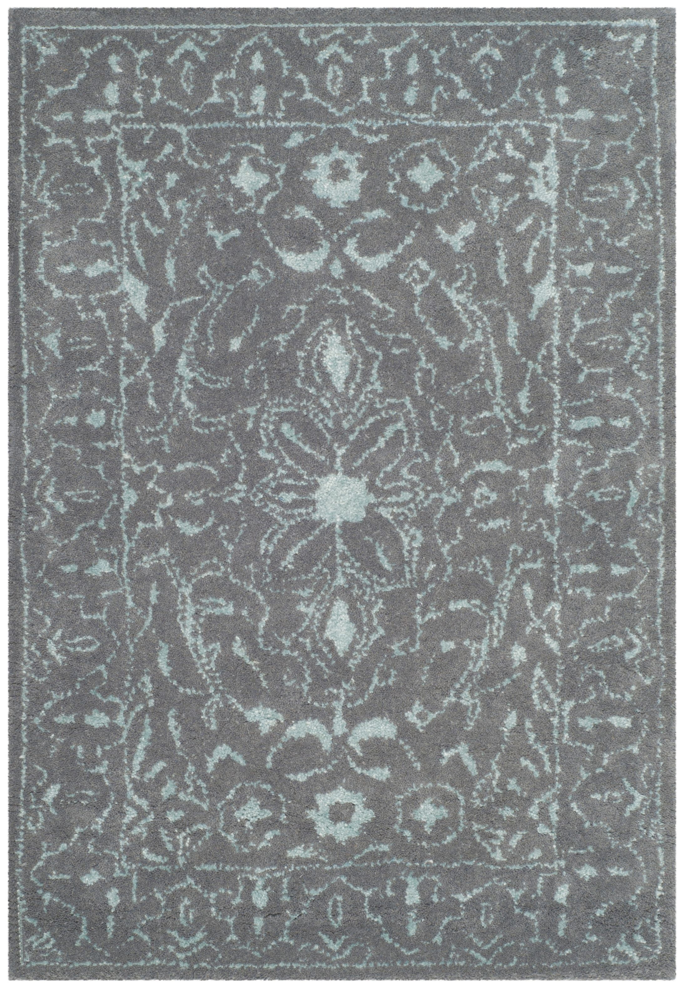 SAFAVIEH Glamour Kalisha Oriental Area Rug, Opal/Grey, 2' x 3'