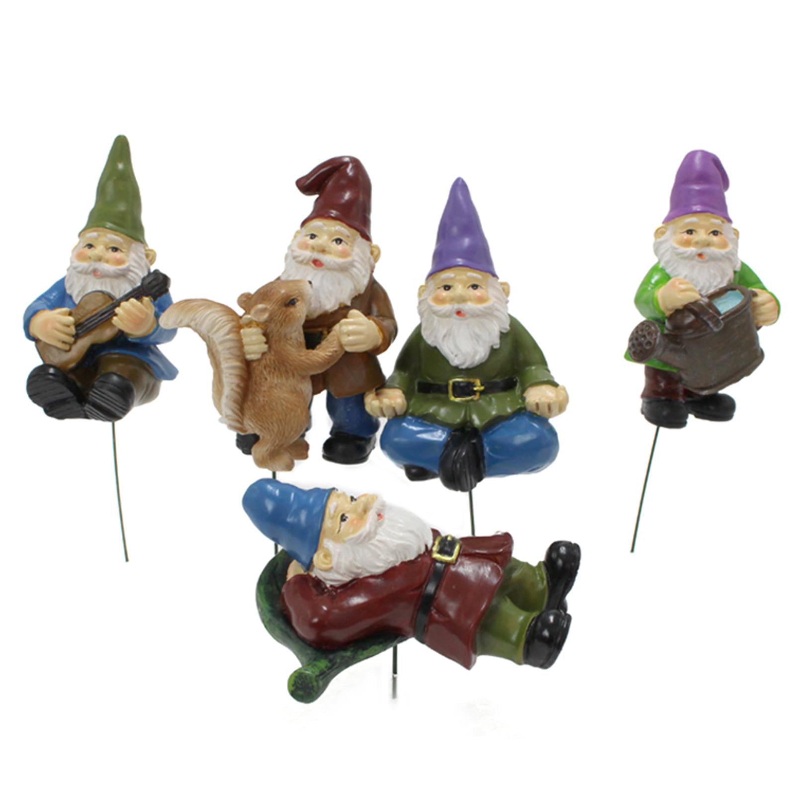 Mini Working Gnomes NW Wholesaler Set of 3 Miniature Fairy Garden Gnomes 