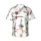 thumbnail image 1 of Fotbe Pretty Floral With Leaves Camisa Hawaiana para Hombre Unisex – Camisa Casual de Verano con Botones de Manga Corta de Algodón y Lino,X-Large, 1 of 7
