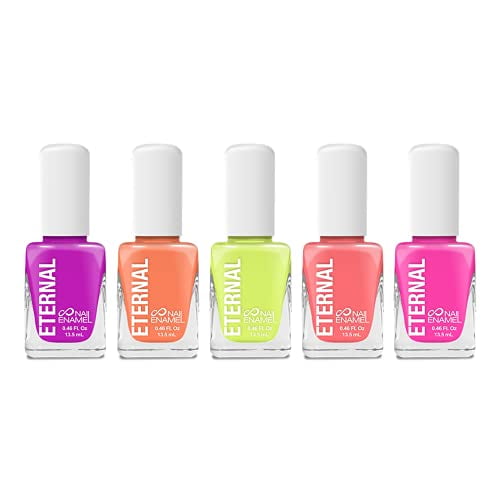 Eternal Colección Girls Just Wanna Have Neons Juego de 5 piezas Eternal Cosmetics Neon Collection