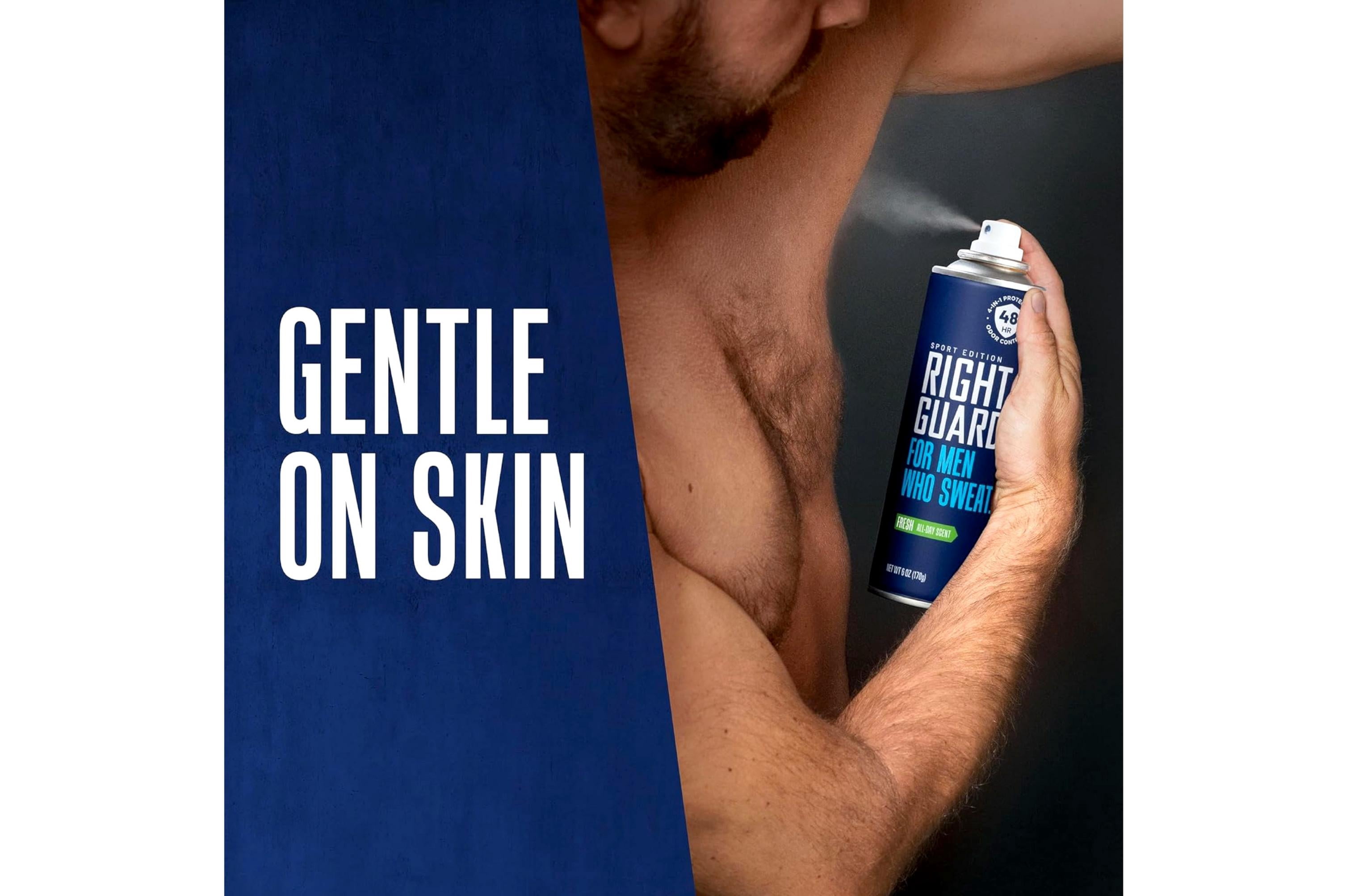 Right Guard Sport Antiperspirant Deodorant Aerosol Fresh 6 Oz (Pack of 5)