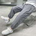 thumbnail image 3 of breaise Boys Jogger Pants Kids Pull on Elastic Waist Parachute Pant Casual Ice Silk Sweatpants Bottoms Elastic Cuffed Cargo Joggers 8-15 Years, 3 of 6