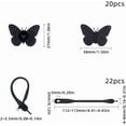 thumbnail image 3 of 44pcs 2 Style Wine Glass Marker Charms Cup Strip Tag Marker Beer Glass Cup Wine Drink Marker 3D Drink Glass Makers DIY, 3 of 7