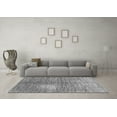 thumbnail image 3 of Ahgly Company Indoor Square Abstract Gray Modern Area Rugs, 5' Square, 3 of 4