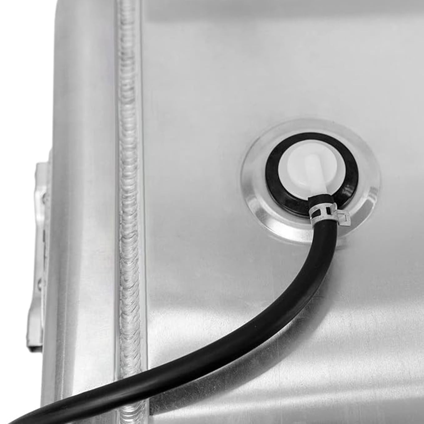 Rectangular 58 Gallon Auxiliary Fuel Tank Transfer Tank, Alumi