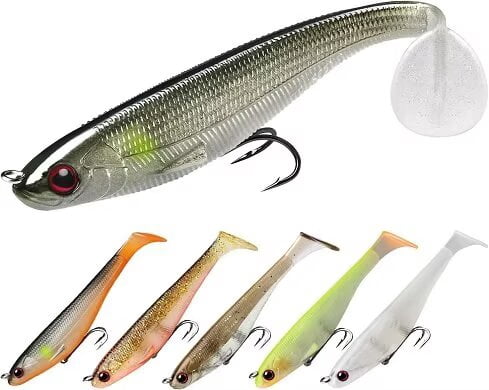 Tsunami 3 Inch Tough Tail Shrimp Softbait Tiger Saltwater Fishing