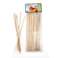 thumbnail image 2 of RSVP Flat Shape Natural Bamboo Disposable Double Skewer in Natural, 2 of 5