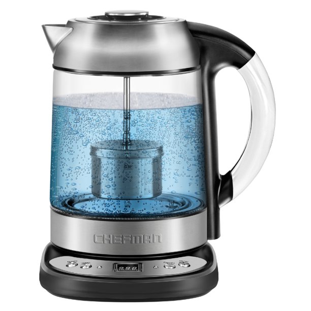 Chefman Electric GlassTea Kettle