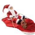 thumbnail image 4 of Dog Christmas Costume, Dog Cat Christmas Santa Claus Costume Holiday Outfit Pet Running Santa Claus Riding on Pet Clothes for Medium Large Sized Dogs, S, 4 of 14
