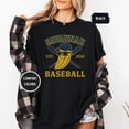 thumbnail image 1 of T-shirt Rétro Savane Baseball Unisexe, Équipe Sportive Banane Tee Graphique,-2TG, 1 of 2