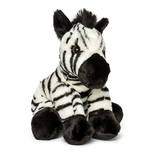 Wildlife Tree 12" Stuffed Zebra Plush Floppy Animal Kingdom Collection