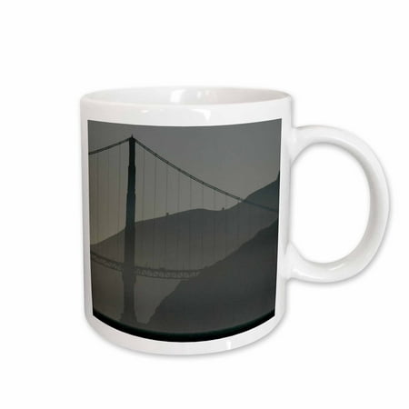 

3dRose Golden Gate Bridge at sunrise Ceramic Mug 15-ounce