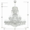 thumbnail image 2 of Crystorama Lighting Group 4460-Cl-Saq Maria Theresa 37 Light 64" Wide Crystal Chandelier -, 2 of 6