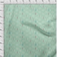 thumbnail image 3 of oneOone Organic Cotton Poplin Twill Fabric Line Geometric Print Fabric By Yard 42 Inch Wide, 3 of 4