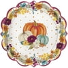 Pioneer Woman Pumpkin Dot Thanksgiving Paper Dinner Plates, 11.5in, 8ct
