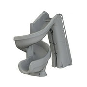 S.R. Smith 640-209-58120 Helix2 Pool Slide Solid Gray Twist for Swimming Pools