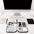 thumbnail image 4 of 1 organizador de dispositivos electrónicos de viaje, bolsa organizadora de cables portátil para guardar accesorios electrónicos, estuche para cables, teléfono, cargador, unidad flash 229, 4 of 7