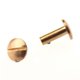 thumbnail image 3 of 20X Perno del Boton Macizo de Laton de Clavos de Tornillo Tornillo de Vuelta Cinturon de del Remache 12mm, 3 of 4