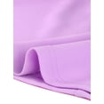 thumbnail image 5 of Vestido Midi Elegante Con color De Contraste Y Cuello En V de Manga Larga Para Mujer Morado Claro M, 5 of 5