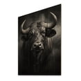 thumbnail image 2 of Designart "Animal African Grey Buffalo III" Animals Print on Natural Pine Wood, 2 of 5
