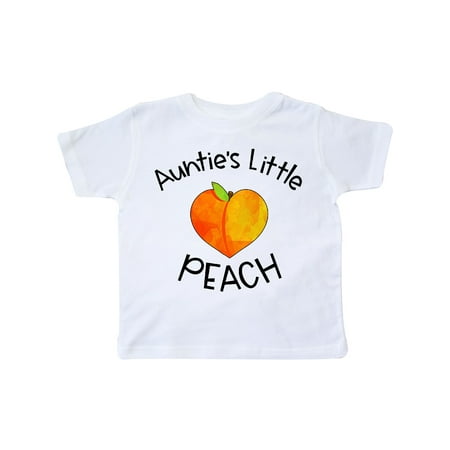 

Inktastic Auntie s Little Peach Cute Peach Heart Gift Toddler Boy or Toddler Girl T-Shirt