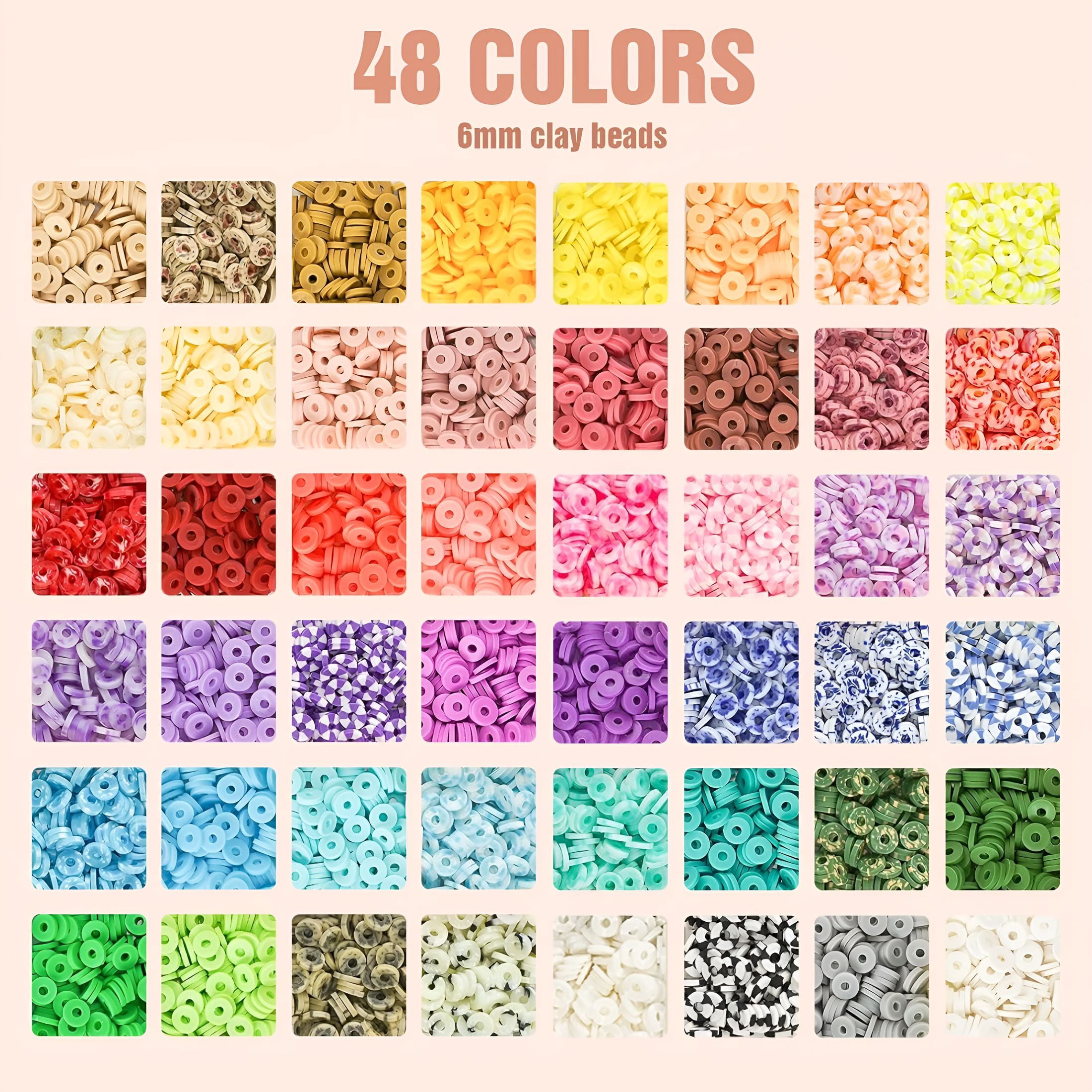 TUWAFE Clay Beads 3 Boxes Bracelet Making Kit,10800Pcs Beads for Jewelry Making,Letter Beads for Friendship Bracelets Diy Arts and Crafts Gifts for Girls Adults