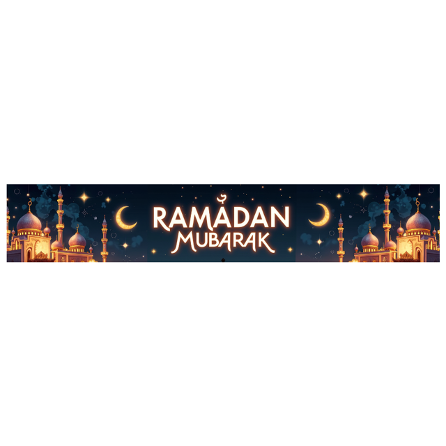 Ramadan Mubarak Islamic Backdrop Banner Event Decoration Hanging Lantern Moonlight Mosque Stars Photography Props Festive Celebrations Muslim Holiday