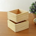 thumbnail image 2 of Retro Style Wooden Plants Square Flower Pot Garden Handmade Planting, 2 of 4