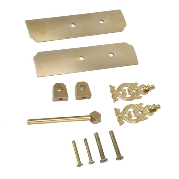 Chinese Antique Brass Handle, Rust Proof Retro Durable Oriental Cabinet Handles Exquisite Easy Installation For Wardrobes Brass Color