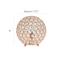 thumbnail image 3 of Elegant Designs Elipse 10 Inch Crystal Ball Sequin Table Lamp, 3 of 8