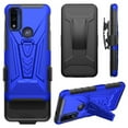 thumbnail image 6 of GW USA Case for Motorola Moto G Play 2023/Moto G Pure/Moto G Power 2022 Case with Tempered Glass Screen Protector Hybrid Cover with Kickstand Phone Belt Clip Holster - Blue, 6 of 7