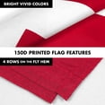 thumbnail image 5 of G128 Combo Pack: 6 Feet Tangle Free Spinning Flagpole (Black) Denmark Danish Flag 3x5 ft Printed 150D Brass Grommets (Flag Included) Aluminum Flag Pole, 5 of 9