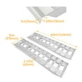 thumbnail image 2 of Kojem 60x15 Aluminum Loading Trailer Ramps for Truck Car Auto ATV UTV 6800 LBS Universal Hook Attaching End Knife Foot 1 pair, 2 of 7