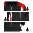 thumbnail image 4 of Ma Croix Mens Casual Jacket and Sweater Elastic Urban Active Biker Slim Fit, 4 of 4