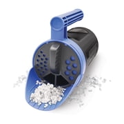 Snow Joe Handheld All-Season Multi-Purpose Spreader, Adjustable Dial Flow Control, 5 lb. Capacity