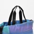 thumbnail image 6 of Large Capacity Fitness Bag Gym Bag Travel Bag PU Leather Luggage Bag, 6 of 17