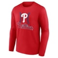 thumbnail image 2 of Men's Trea Turner Red Philadelphia Phillies Fastball Player Name & Number Long Sleeve T-Shirt, 2 of 3