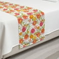 thumbnail image 2 of Spring Bed Runner, Hand Painted Flowers and Berries in Watercolor Effect Nature Love, Decorative Accent Bedding Scarf for Hotels Homes and Guestrooms, Twin, Multicolor, by Ambesonne, 2 of 2