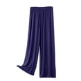 thumbnail image 2 of Endives Womens Wide Leg Pant Elastic High Waisted Tie Slim Fit Casual Pants Linen Pants Women Beach Vacation Outfits S-6XL, 2 of 7